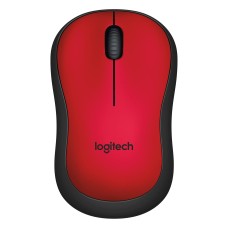 LOGITECH MOUSE WIRELESS H M220 SILENT TOUCH RED 
