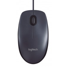 LOGITECH WIRED MOUSE M100 BLACK